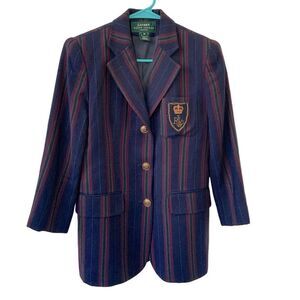 Vintage Ralph Lauren Polo Wool Logo Blazer